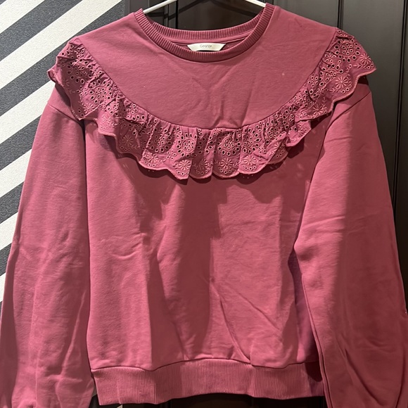 Fleeced Full Sleeves Sweat shirt - Cherry Colour - Picture 2 of 10